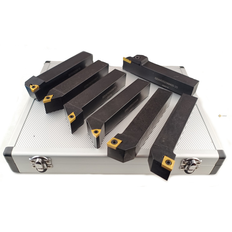 SAINT M××××××25SS COMPLETE CONTRL KK_LS Zestaw noży tokarskich składanych 25x25 mm – komplet 7 szt z